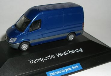 Sprinter - Transporter Versicherung - blau, geschlossener Kasten